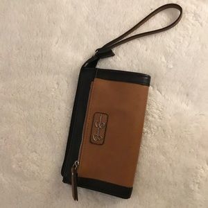 Jessica Simpson brown and black wallet